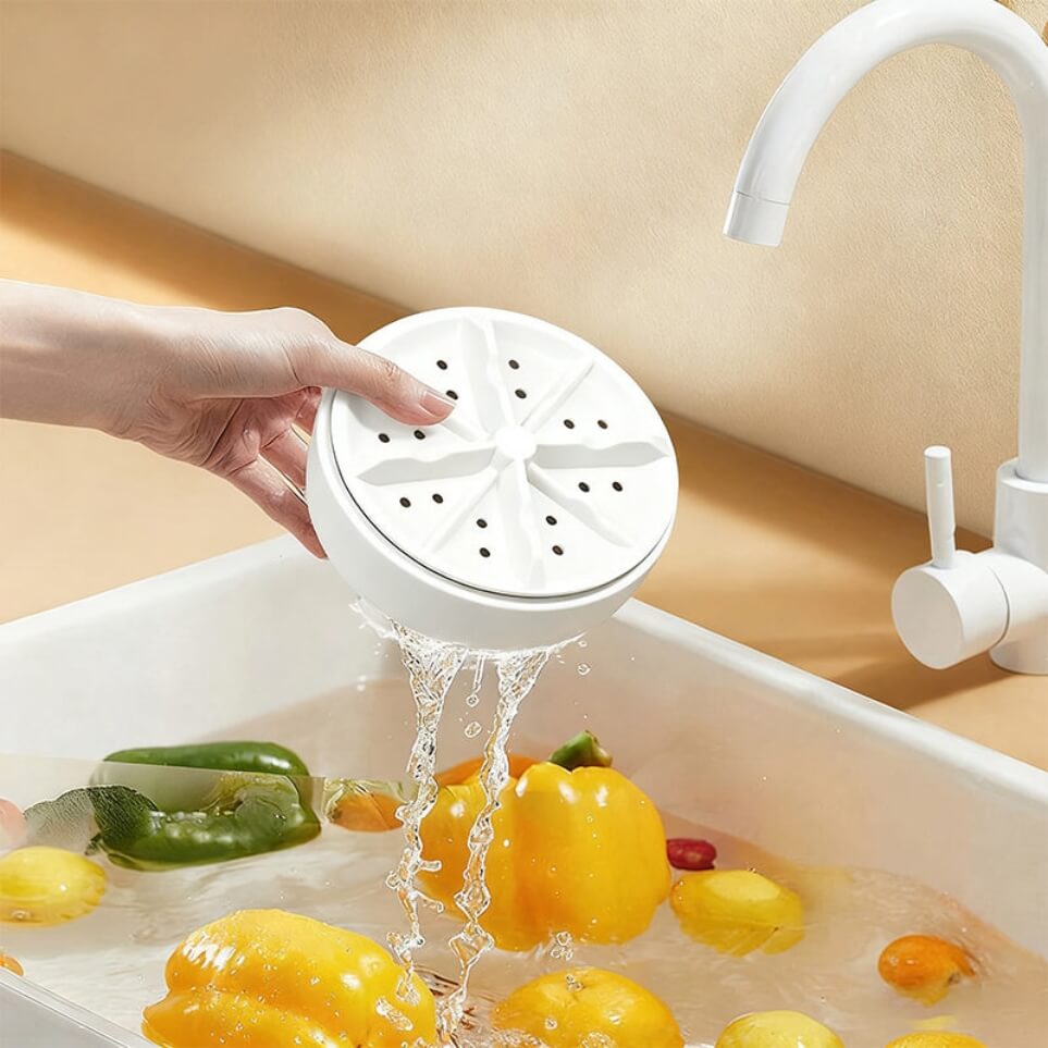 Lavadora Portátil de Frutas y Verduras