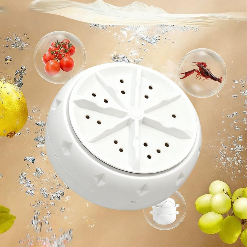 Lavadora Portátil de Frutas y Verduras