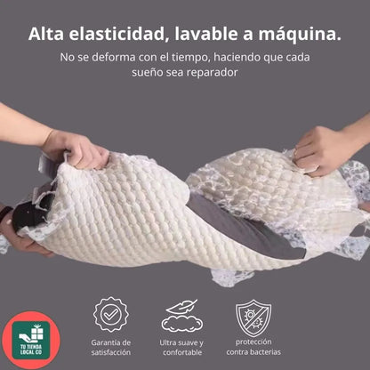DELUXE ERGONOMIC RELAX - Almohada 3D Con Alineación Cervical Perfecta