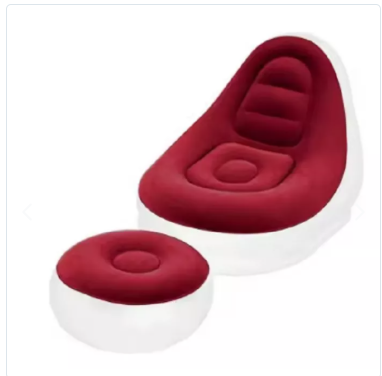 COMBO 3 EN 1 SOFA INFLABLE + SILLON INFLABLE + INFLADOR AUTOMATICO