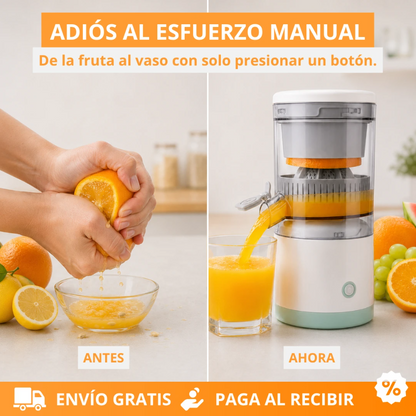 Exprimidor Eléctrico Portátil Recargable - Jugo Natural En Segundos