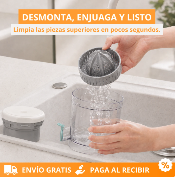 Exprimidor Eléctrico Portátil Recargable - Jugo Natural En Segundos