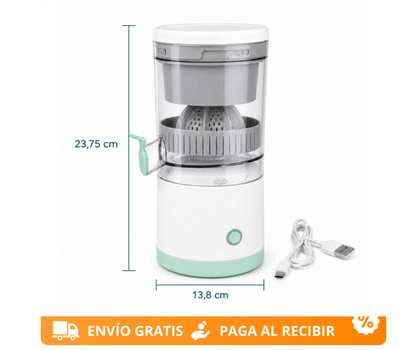 Exprimidor Eléctrico Portátil Recargable - Jugo Natural En Segundos