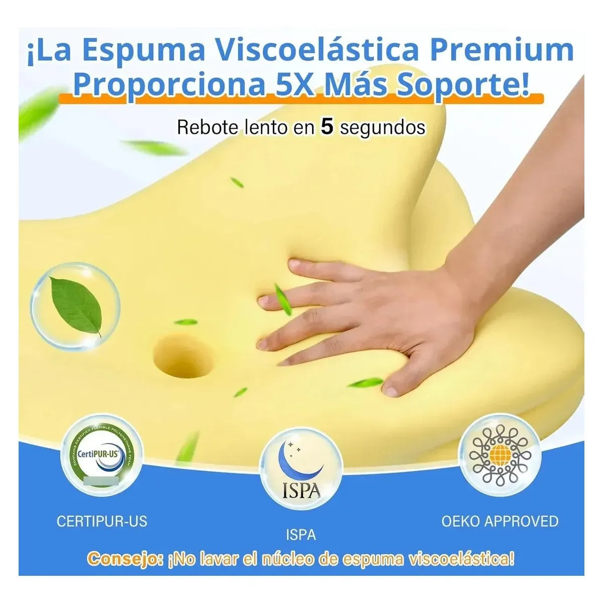 ALMOHADA CERVICAL: Duerme Mejor y despierta con mayor comodidad